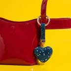 Rhinestone Heart Keychain & Bag Charm | Vybe Global Store