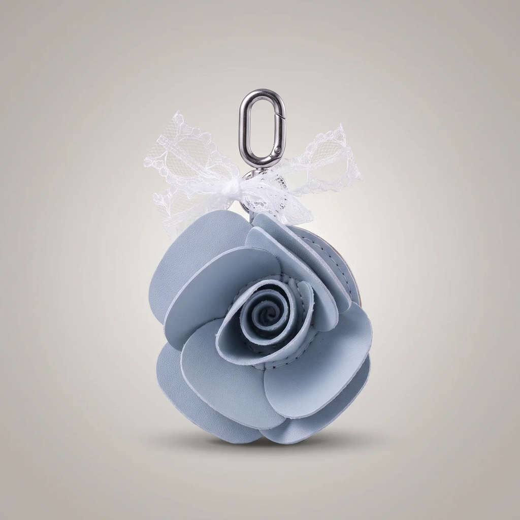 Rose Faux Leather Bag Charm | Vybe Global Store - Image 6