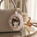 Vintage Portrait Bag Charm