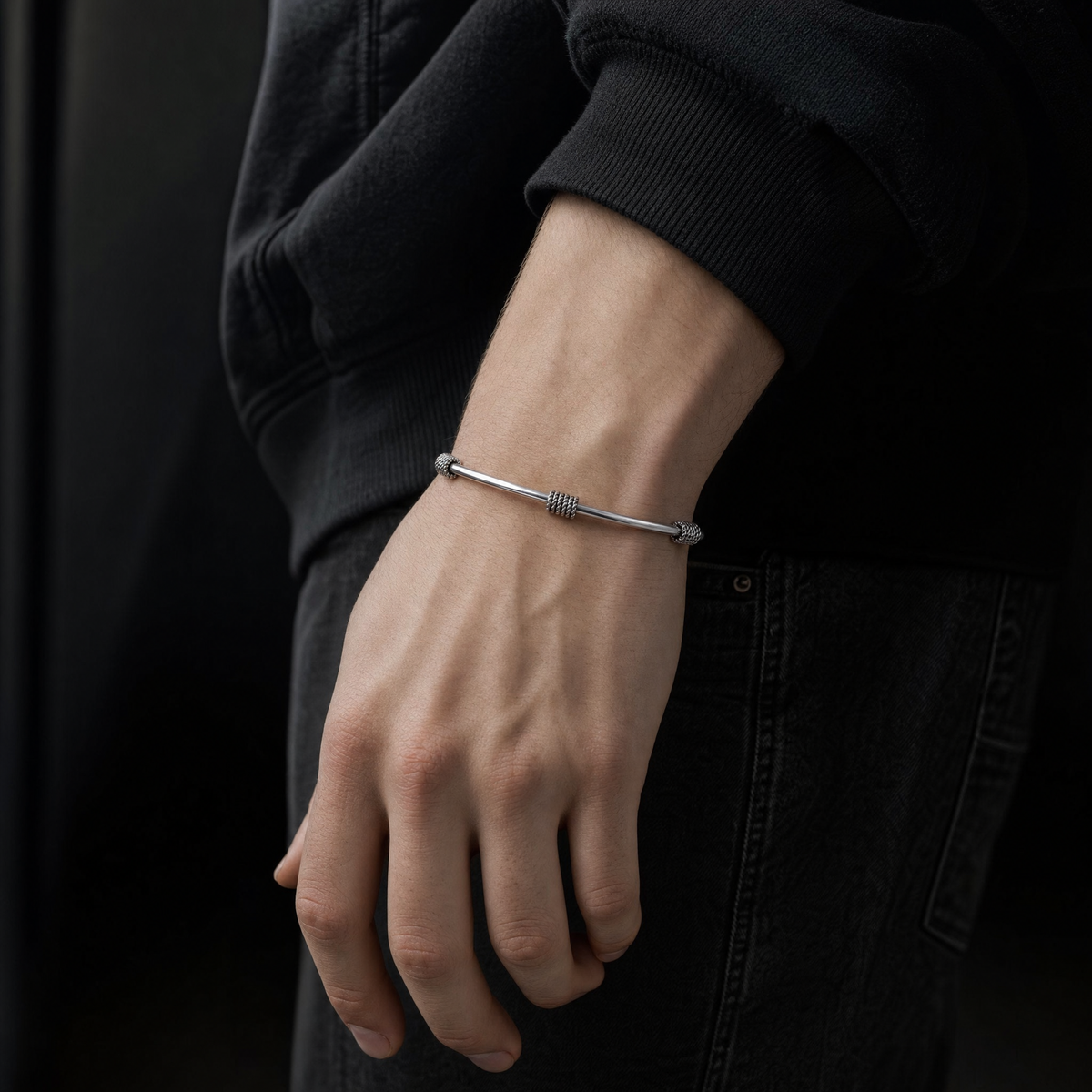 Twisted Wire Station Open Cuff Bracelet