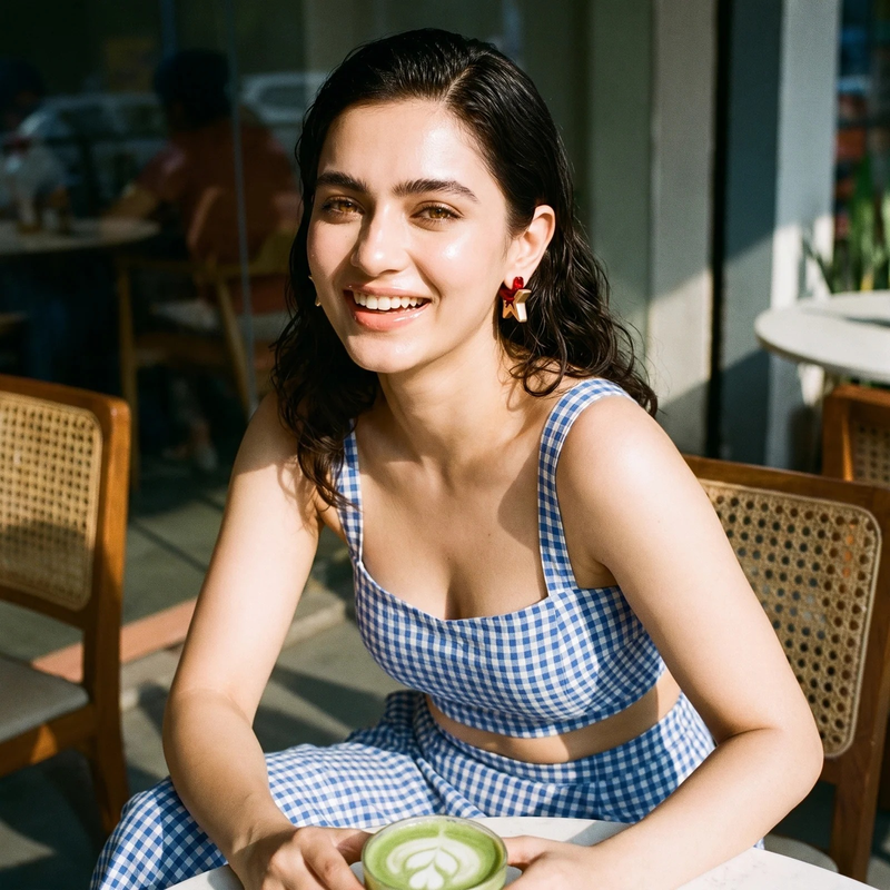 Styled look: Ruby Élan Star Earrings