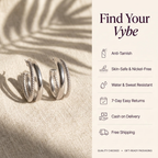 Features and promises: Rope Trim Hoop Earrings
