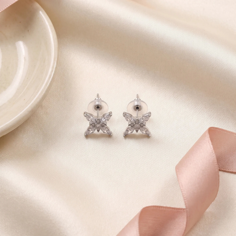 Flat lay of Crystal Starburst Studs