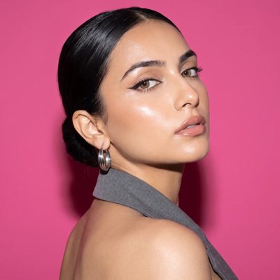Luna Ribbed Hoop Earrings