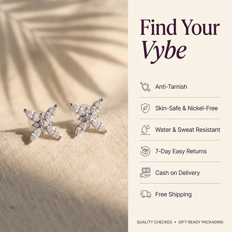 Features and promises: Crystal Starburst Studs