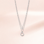 Layered Open Circle Necklace