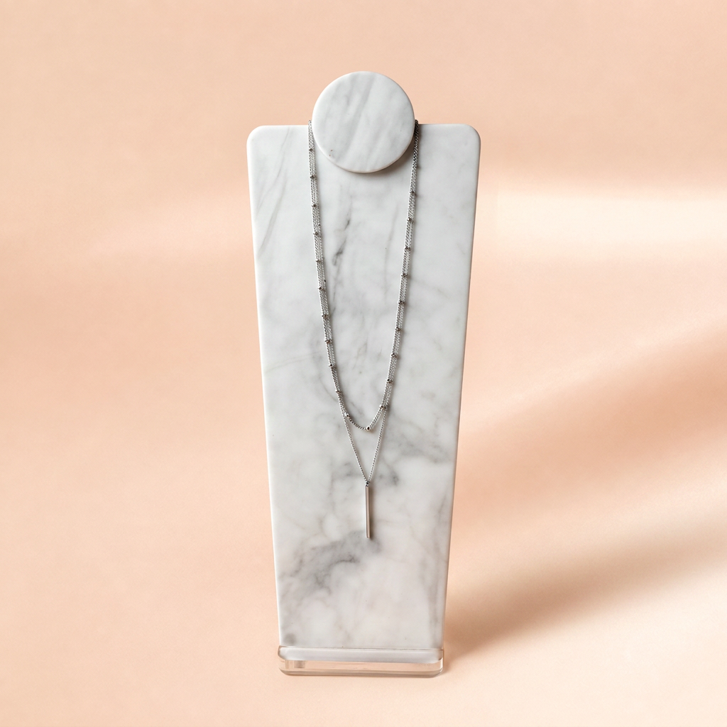 Aurelia Bar Necklace | Vybe Global Store - Image 3