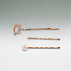 Odette Pearl Crown Hairpin Set