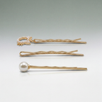 Odette Pearl Crown Hairpin Set