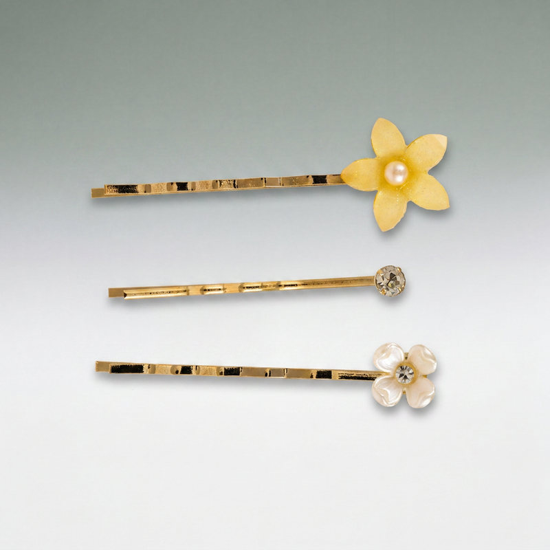 Daffodil Bloom Hairpin Set