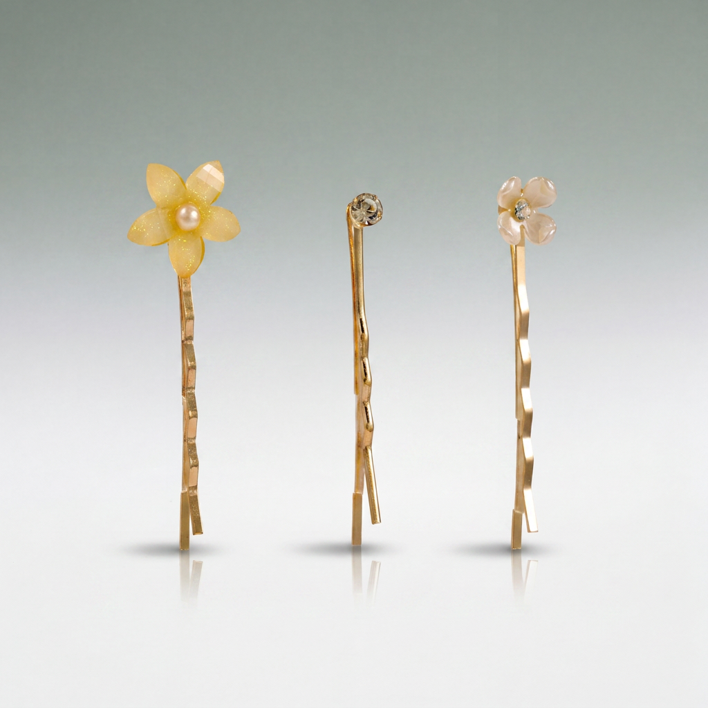 Daffodil Bloom Hairpin Set | Vybe Global Store - Image 3