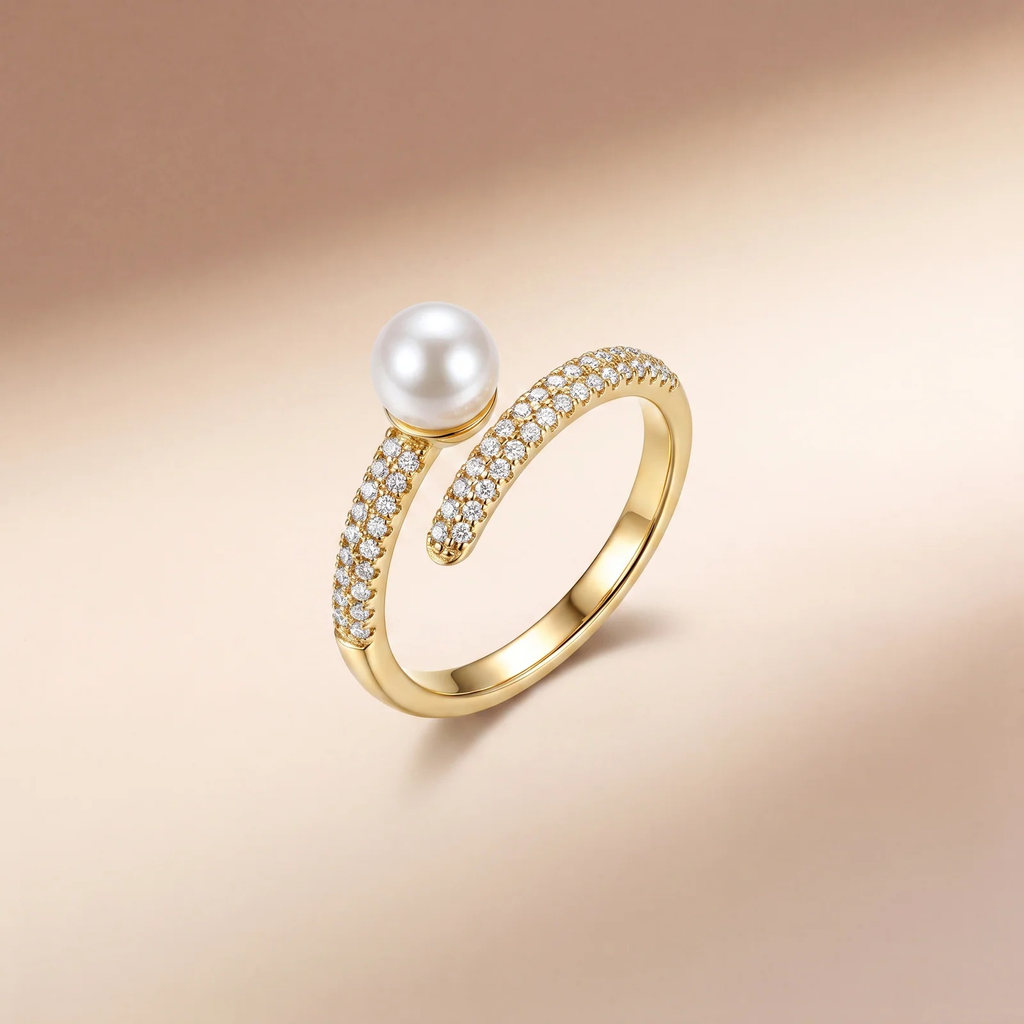 Pearl Wrap Ring | Vybe Global Store - Image 2