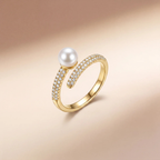 Pearl Wrap Ring | Vybe Global Store - Image 2