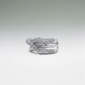 Vesper Crossover Pavé Ring