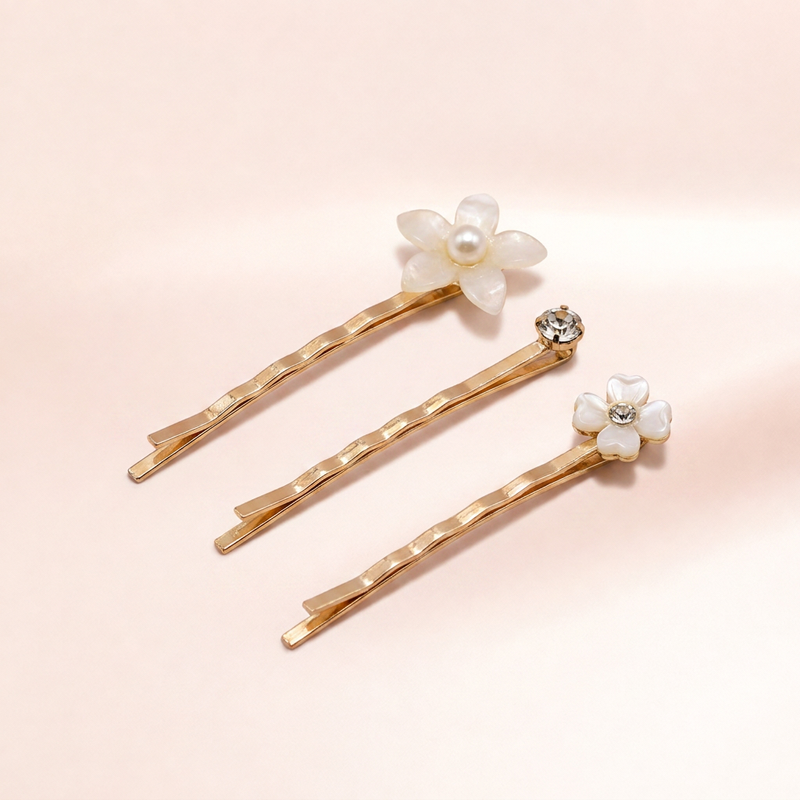 Frost Blossom Hairpin Set
