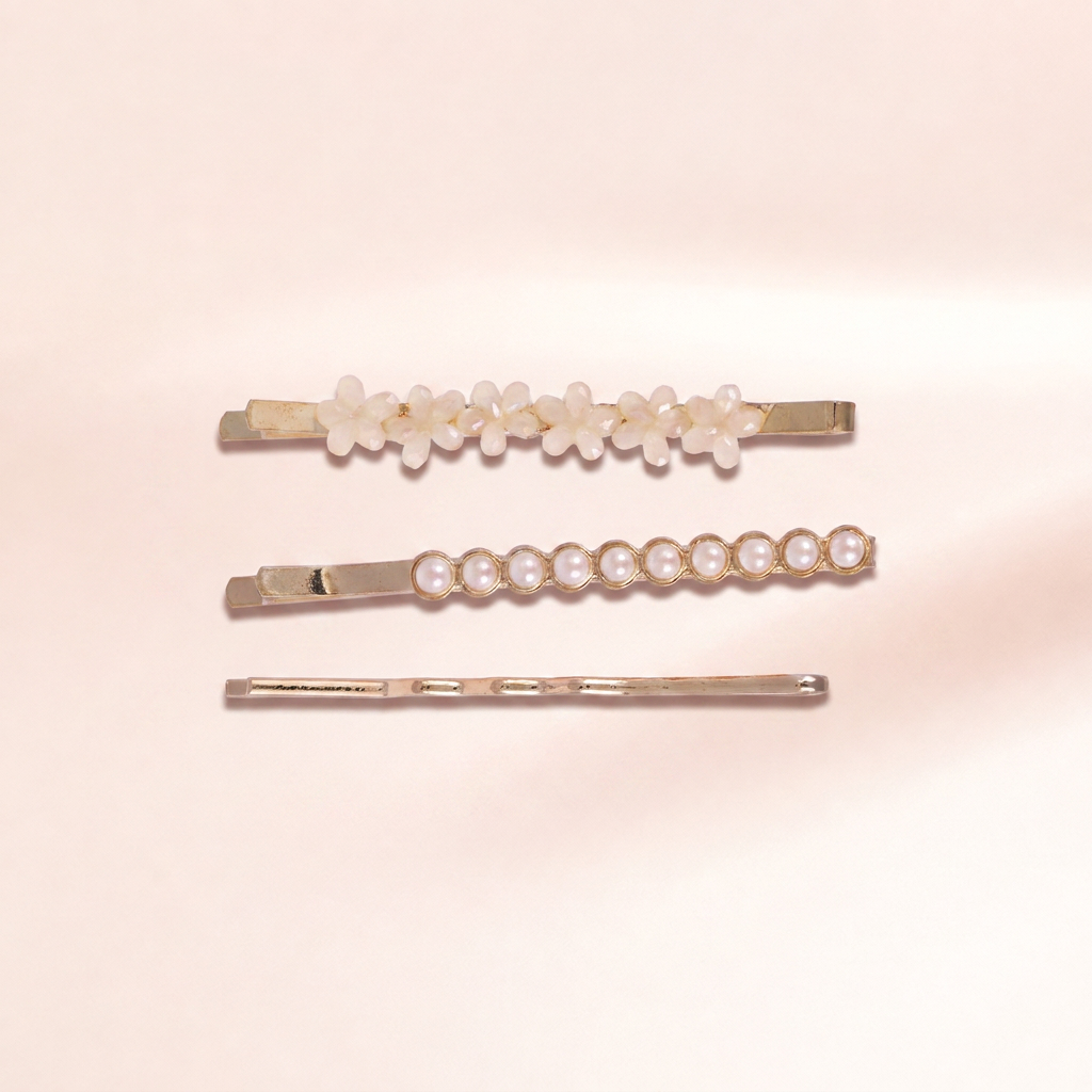 Ivory Bloom Hairpin Set | Vybe Global Store - Image 2