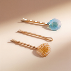 Marbella Shell Bobby Pin Set | Vybe Global Store - Image 4