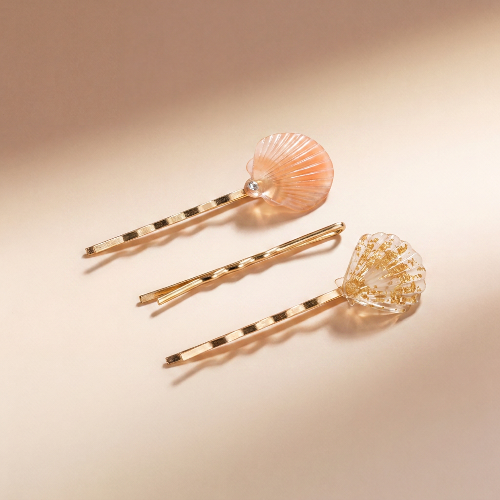 Coral Reef Shell Hairpin Set | Vybe Global Store - Image 3