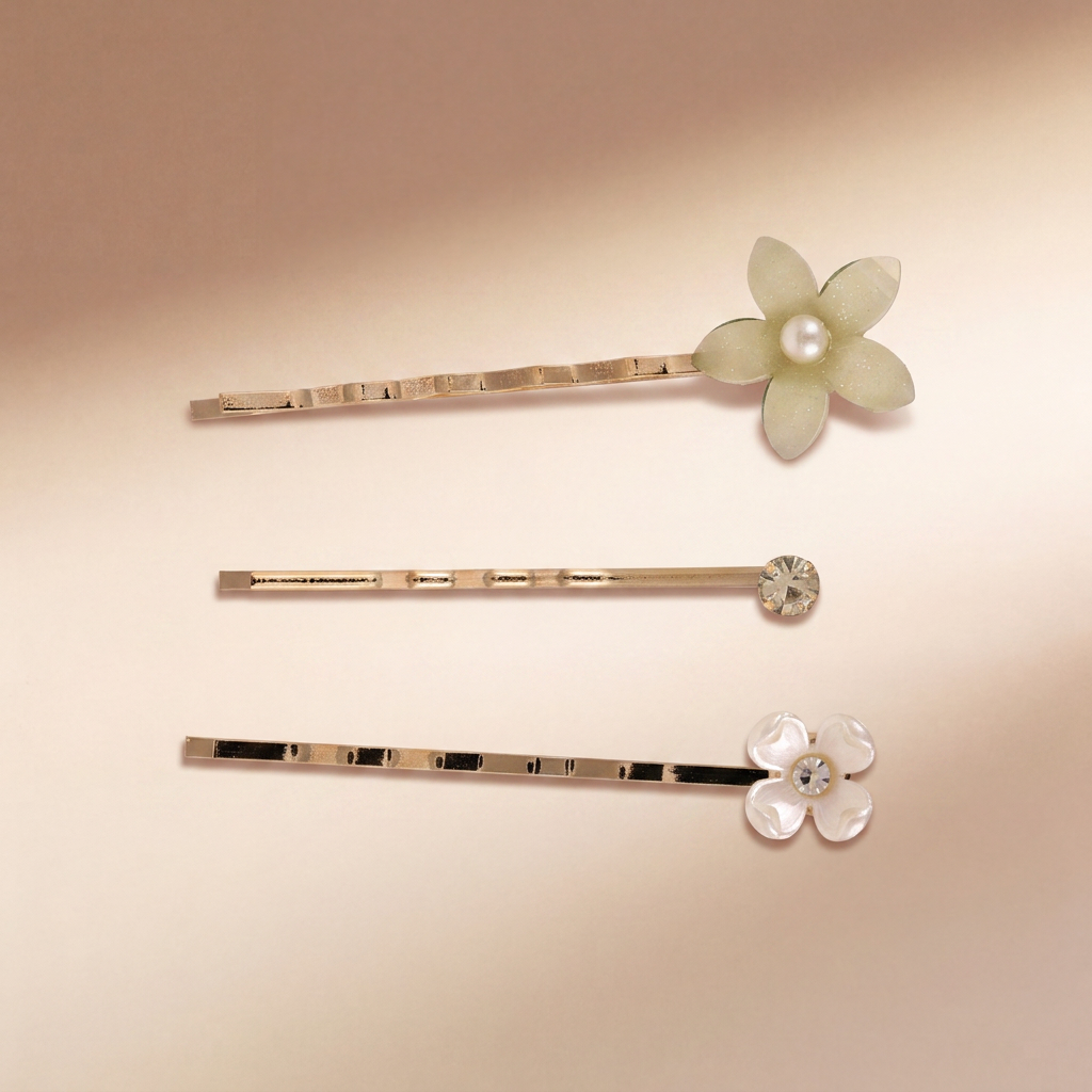 Sage Blossom Hairpin Set | Vybe Global Store - Image 2