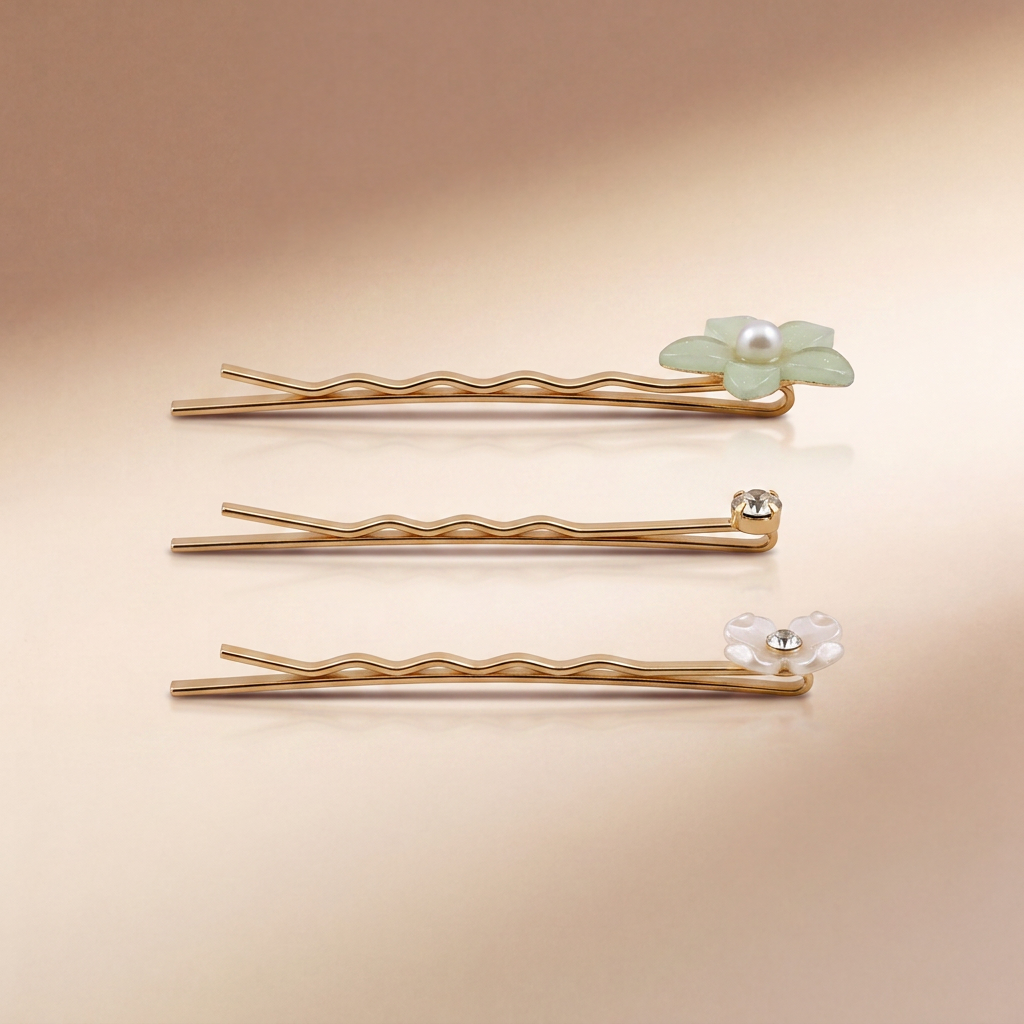 Sage Blossom Hairpin Set | Vybe Global Store - Image 3