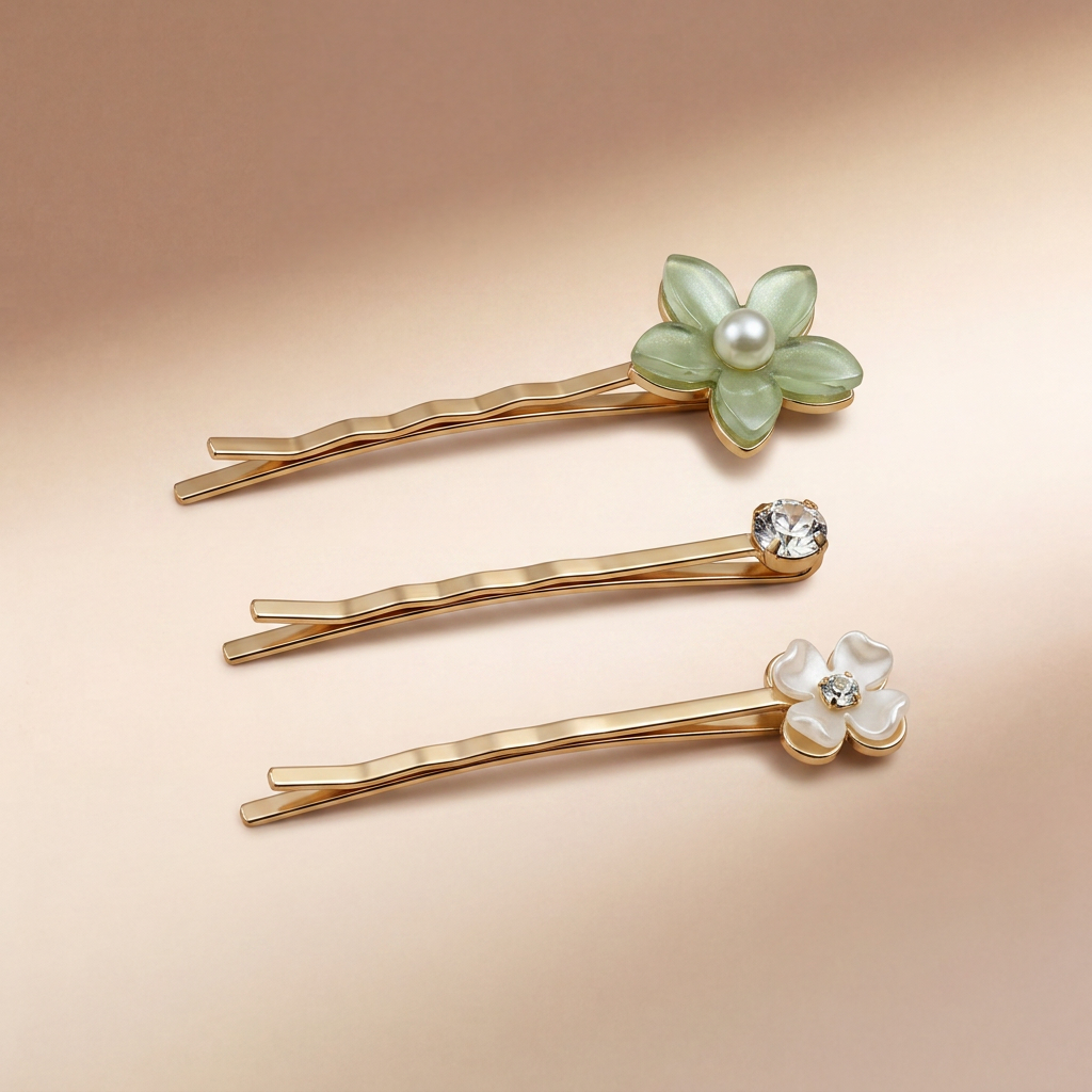 Sage Blossom Hairpin Set | Vybe Global Store - Image 4
