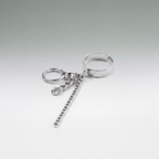 Draped Chain Link Ring