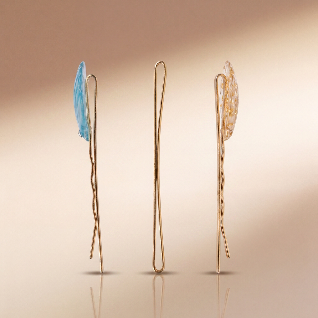 Marbella Shell Bobby Pin Set | Vybe Global Store - Image 3
