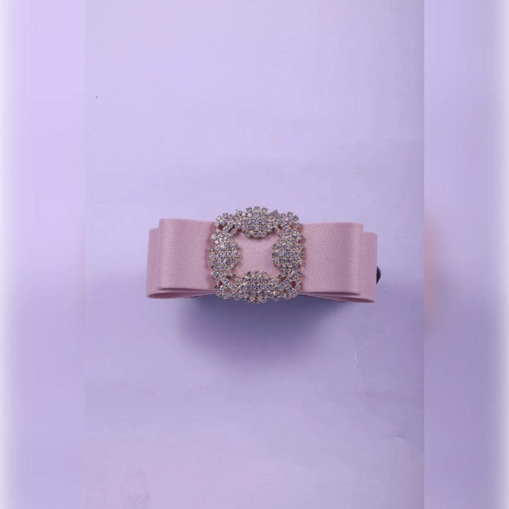 Grosgrain Bow Banana Clip with Rhinestone Buckle | Vybe Global Store - Image 10
