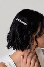 Pearl & Mixed-Metal Minimalist Hair Clip