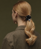 Puffy Heart Charm Scrunchie