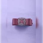 Grosgrain Bow Banana Clip with Rhinestone Buckle | Vybe Global Store - Image 9