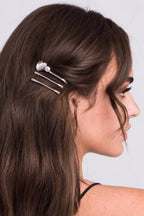 Heart & Pearl Bobby Pin Trio Set