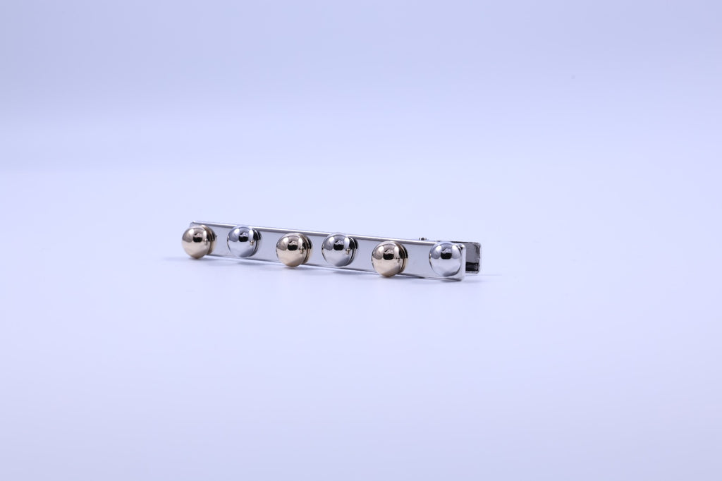 Pearl & Mixed-Metal Minimalist Hair Clip