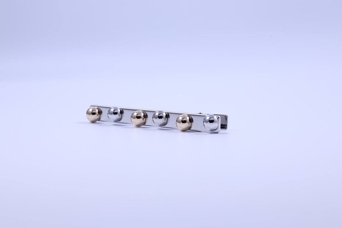 Pearl & Mixed-Metal Minimalist Hair Clip