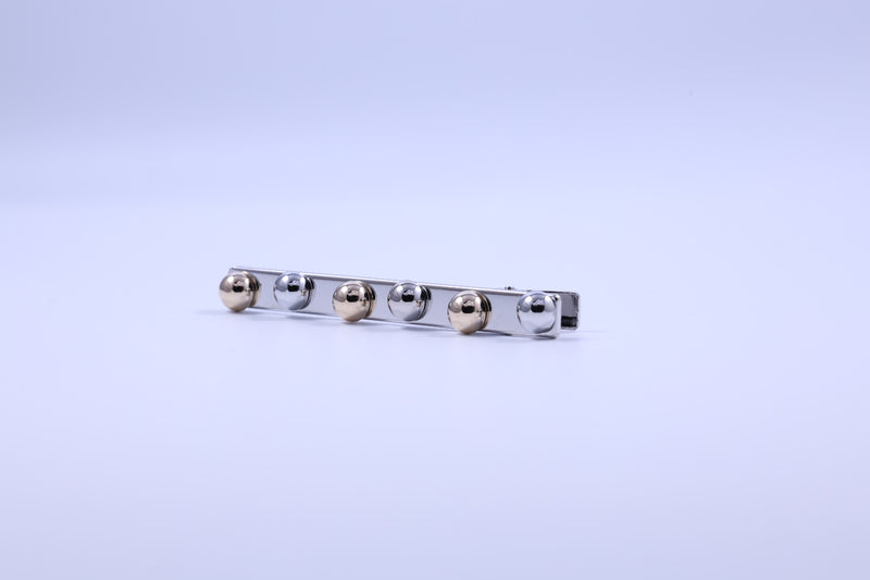 Pearl & Mixed-Metal Minimalist Hair Clip
