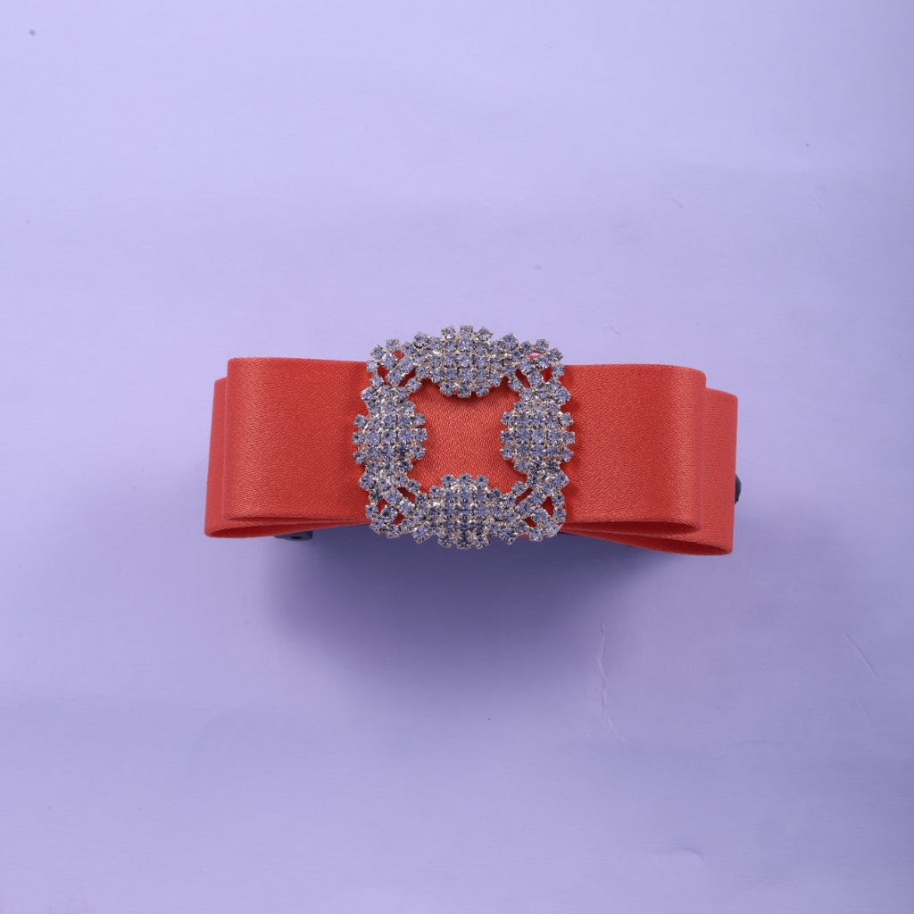 Grosgrain Bow Banana Clip with Rhinestone Buckle | Vybe Global Store - Image 11