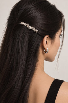 Studded Wave Hair Clip