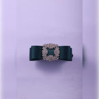 Grosgrain Bow Banana Clip with Rhinestone Buckle | Vybe Global Store - Image 8
