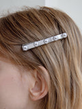 Pearl & Mixed-Metal Minimalist Hair Clip