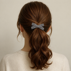 Shimmer Bow Hair Tie | Vybe Global Store