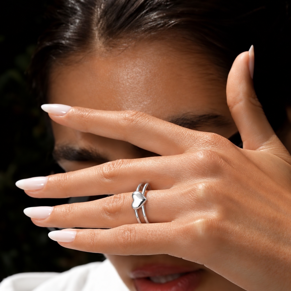 Sweetheart Double Band Ring