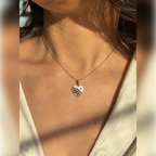 Rainbow Heart Charm Pendant | Vybe Global Store