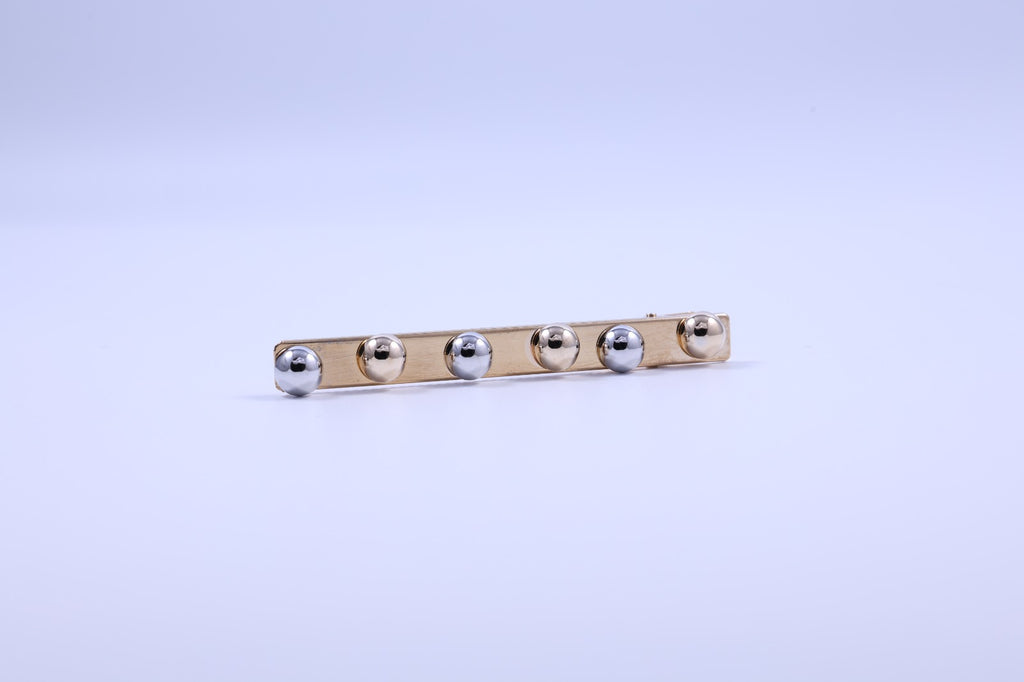 Pearl & Mixed-Metal Minimalist Hair Clip