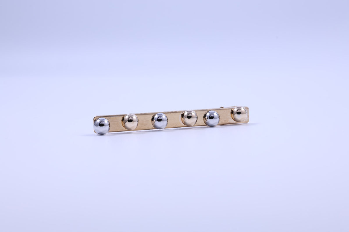 Pearl & Mixed-Metal Minimalist Hair Clip