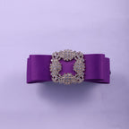 Grosgrain Bow Banana Clip with Rhinestone Buckle | Vybe Global Store - Image 12